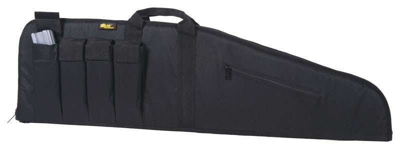 Us Peacekeeper 40" Msr Case Bl - 4 Mag Pouches 600 Denier Black - Skoutley Outdoors LLC