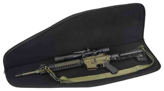 Us Peacekeeper 45" Msr Case Bl - 4 Mag Pouches 600 Denier Black - Skoutley Outdoors LLC