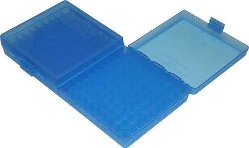 Mtm Ammo Box 45acp/40sw/10mm - 200-rounds Clear Blue - Skoutley Outdoors LLC