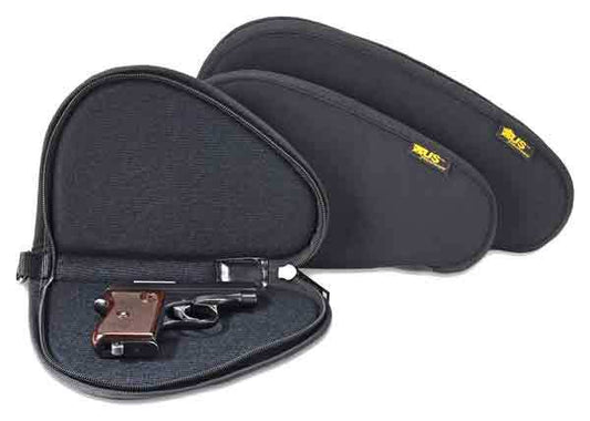 Us Peacekeeper Pistol Case 11" - Black 600 Denier Lockable - Skoutley Outdoors LLC