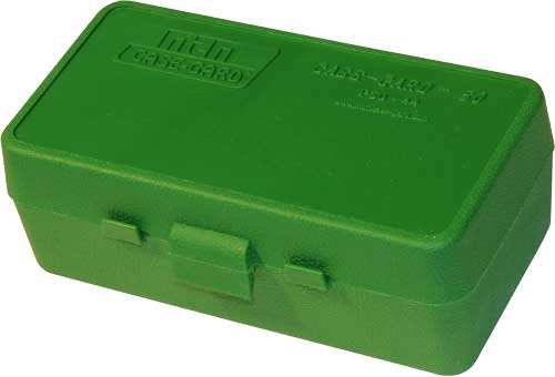 Mtm Ammo Box 44rm/41rm/45lc - 50-rounds Flip Top Style Green - Skoutley Outdoors LLC
