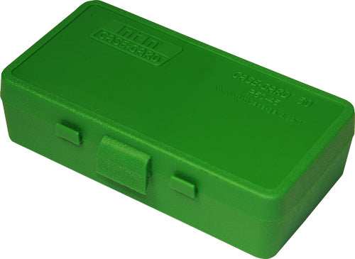 Mtm Ammo Box 45acp/40sw/10mm - 50-rounds Flip Top Style Green - Skoutley Outdoors LLC