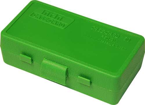 Mtm Ammo Box 9mm Luger/380acp - 50-rounds Flip Top Style Green - Skoutley Outdoors LLC