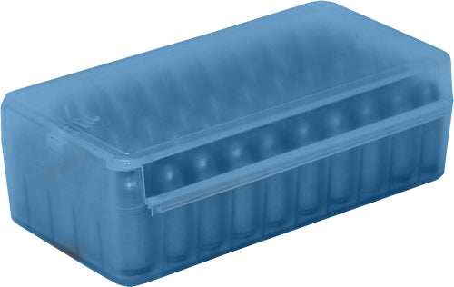 Mtm Ammo Box 45acp/40sw/10mm - 50-rounds Side Slide Cl Blue - Skoutley Outdoors LLC