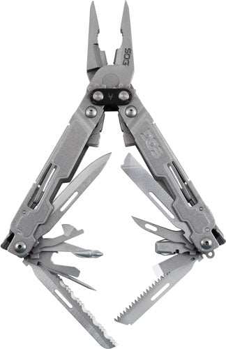 Sog Multi-tool Poweraccess Dlx - Stonewash W/sheath/hex Bit Kit - Skoutley Outdoors LLC