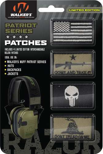 Walkers Patriot Patch Kit For - Patriot Muff Come Takt It 4pc - Skoutley Outdoors LLC
