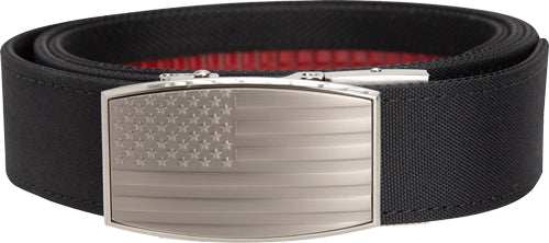 Nexbelt Aston Usa Embossed Gun - Belt 1.5" Blk Up To 50" Waist - Skoutley Outdoors LLC