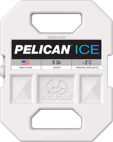 Pelican 5 Lb Ice Pack White - Reusable - Skoutley Outdoors LLC