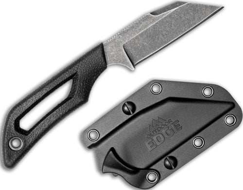 Outdoor Edge Pivot 2.6" Fixed - Wharncliffe Blk/ss W/sheath - Skoutley Outdoors LLC
