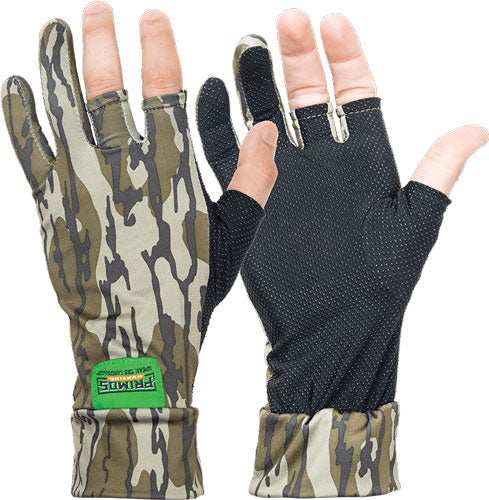 Primos Stretch Fit Fingerless - Glove Mossy Oak Bottomland - Skoutley Outdoors LLC