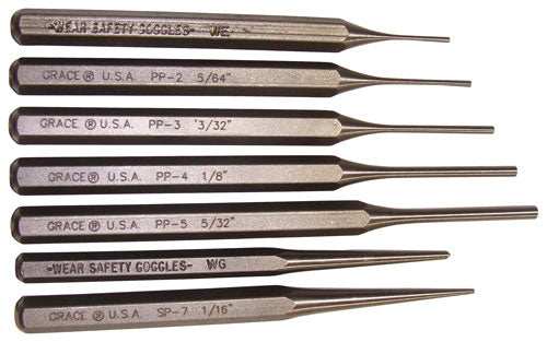 Grace Usa Punch Set - Punch Set Of 7 Steel - Skoutley Outdoors LLC