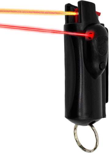 Guard Dog Accufire Pepper Spry - W/ Laser Sight & Keychain Blk - Skoutley Outdoors LLC