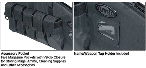 Utg Gun Case 42" Black - Dc Tactical - Skoutley Outdoors LLC