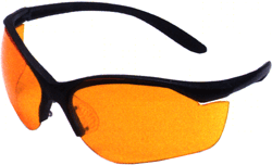 Howard Leight Vapor Ii Glasses - Black Frame/orange Lens - Skoutley Outdoors LLC