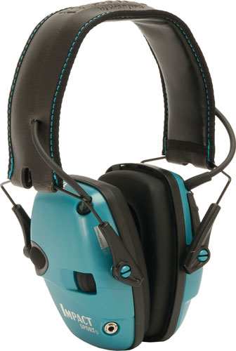 Howard Leight Impact Sport - Teal Electronic Muff Nrr22 - Skoutley Outdoors LLC