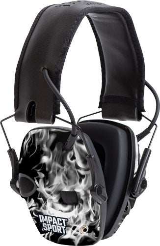 Howard Leight Impact Sport - Smoked Black Elec Muff Nrr22 - Skoutley Outdoors LLC