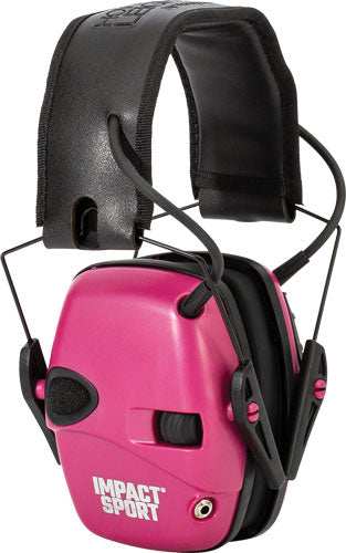Howard Leight Impact Sport - Youth Electronic Muff Pink - Skoutley Outdoors LLC