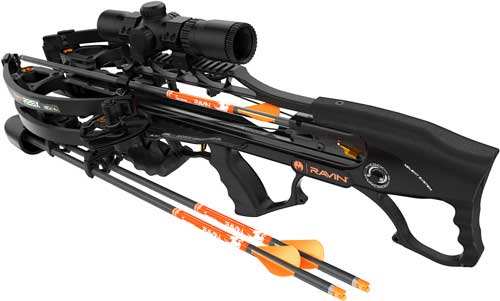 Ravin Crossbow R26x W/3-arrows - 400fps Silent Cock Blk - Skoutley Outdoors LLC