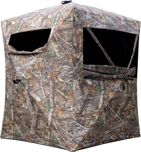 Rhino Ground Blind R102 2-man - 49"x49"x65" Hub Style Rt Edge - Skoutley Outdoors LLC