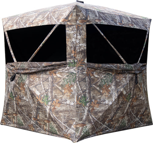 Rhino Ground Blind Rb140 3-man - 58"x58" Floor 150d Rt Edge - Skoutley Outdoors LLC
