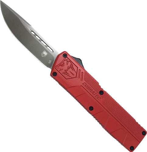 Cobratec Lightweight Otf - Red 3.25" Drop Point - Skoutley Outdoors LLC