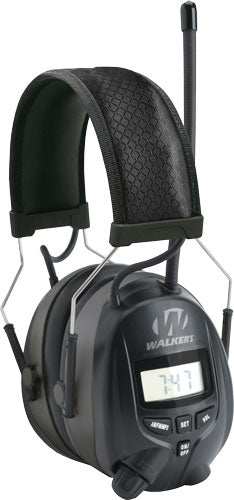 Walkers Muff With Am/fm Radio - & Phone Connection 25db Black - Skoutley Outdoors LLC