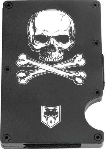 Cobratec Rfid Jolly Roger - Aluminum Wallet & Money Clip - Skoutley Outdoors LLC