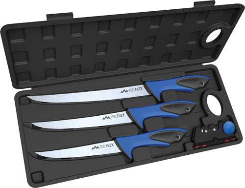 Outdoor Edge Reel Flex Pak 5 - Piece Set W/3 Fillet Knives - Skoutley Outdoors LLC