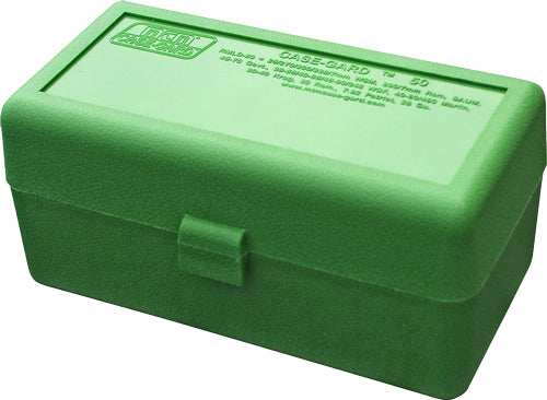 Mtm Ammo Box Medium Rifle - 50-rounds Flip Top Style Green - Skoutley Outdoors LLC