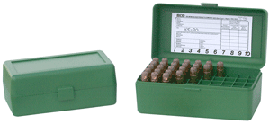 Mtm Ammo Box Wsm & 45/70 - 50-rounds Flip Top Style Green - Skoutley Outdoors LLC