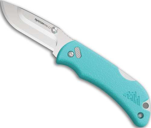 Outdoor Edge Razor-mini 2.2" - Seafoam Pms W/2 Blades - Skoutley Outdoors LLC