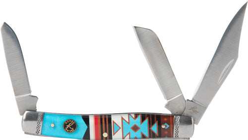 Load image into Gallery viewer, Abkt Roper Sunset Series #2 - Western Stockman 3-blade - Skoutley Outdoors LLC
