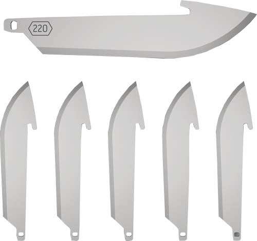 Outdoor Edge 2.2" Drop Point - Blade Pack 6 Ss Blades - Skoutley Outdoors LLC