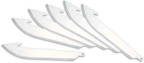 Outdoor Edge 3" Drop Point - Replacement Blades 6-pack - Skoutley Outdoors LLC