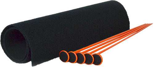 Gss Small Rifle Rod Kit 5 Orng - Rifle Rods .22 Cal 19"x15" - Skoutley Outdoors LLC