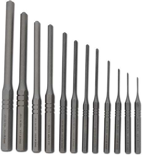 Grace Usa Roll Pin Punch Set - Steel 12pc W/vinyl Pouch - Skoutley Outdoors LLC