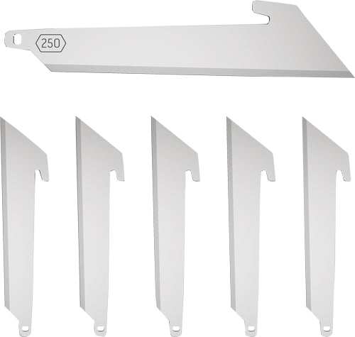 Outdoor Edge 2.5" Utility - Blade Pack 6 Ss Blades - Skoutley Outdoors LLC