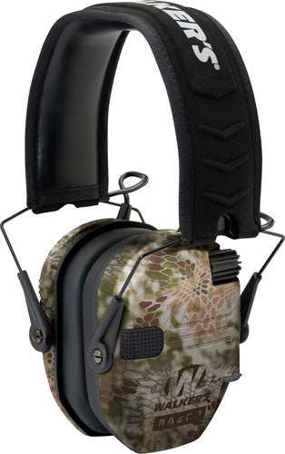 Walkers Muff Electronic Razor - Slim Tactical 23db Kryptek - Skoutley Outdoors LLC