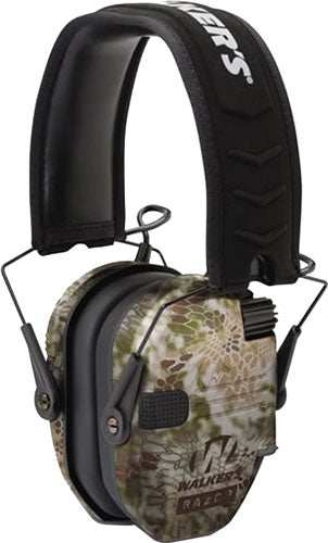 Walkers Muff Electronic Razor - Slim Tactical 23db Kryptek - Skoutley Outdoors LLC