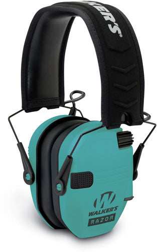 Walkers Muff Electronic Razor - Slim Tactical 23db Light Teal - Skoutley Outdoors LLC