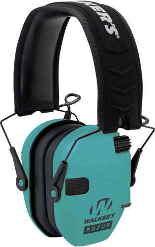 Walkers Muff Electronic Razor - Slim Tactical 23db Light Teal - Skoutley Outdoors LLC