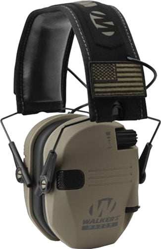 Walkers Muff Electronic Razor - Slim Patriot 23db Fde - Skoutley Outdoors LLC