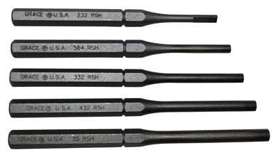 Grace Usa Punch Set - Roll Pin Holder Set Of 5 Steel - Skoutley Outdoors LLC