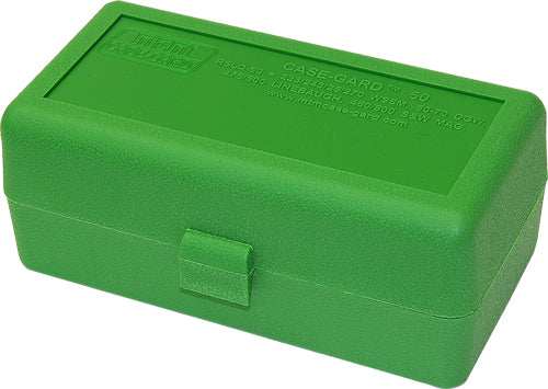 Mtm Ammo Box Wssm & 500sw - 50-rounds Flip Top Style Green - Skoutley Outdoors LLC