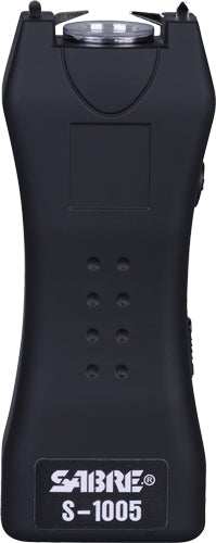 Sabre Stun Gun Flashlight Mini - W/holster 1.6uc Black - Skoutley Outdoors LLC