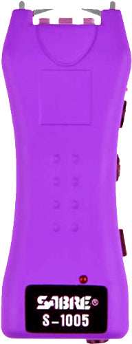 Load image into Gallery viewer, Sabre Stun Gun Flashlight Mini - W/holster 1.600uc Purple - Skoutley Outdoors LLC

