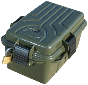 Mtm Survivor Dry Box - Large 10"x7"x5" Forest Green - Skoutley Outdoors LLC