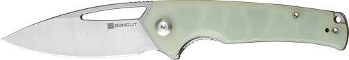 Sencut Knife Mims 3.48" - Natural G10/satin Liner Lock! - Skoutley Outdoors LLC