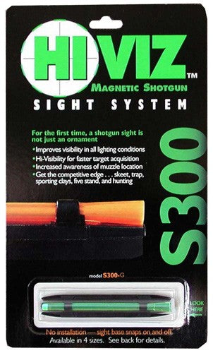 Hiviz Shotgun Front Sight - Magnetic Rib .218-.328