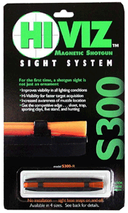 Load image into Gallery viewer, Hiviz Shotgun Front Sight - Magnetic Rib .218-.328&quot; Red
